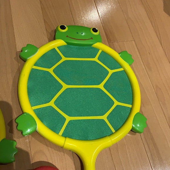 🔥4for$20🔥 Tootle Turtle Racquet & Ball Set - Melissa & Doug - Picture 3 of 16